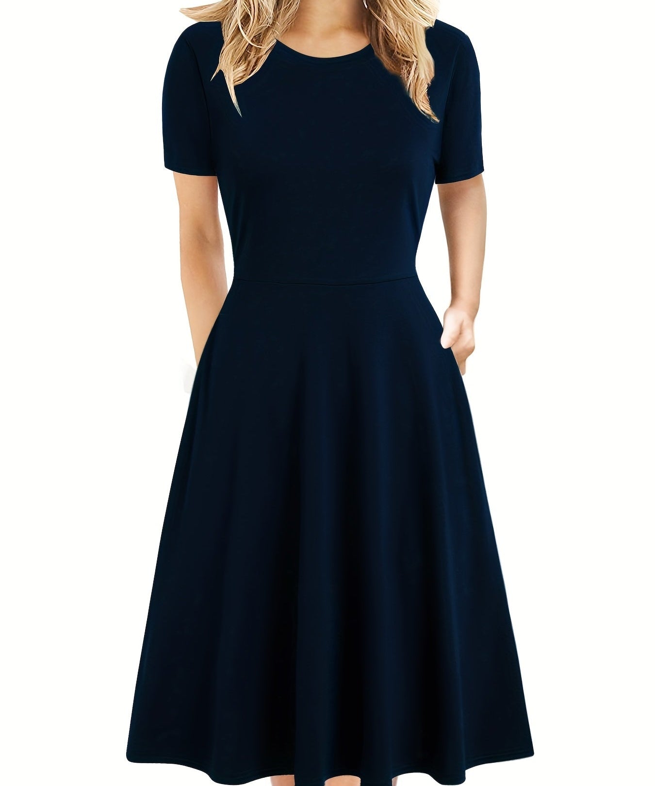 Evelyn Quinn | Retro A-Line Vasaros Suknelė