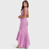 Carisia - Ilga mėlyna suknelė