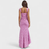 Carisia - Ilga mėlyna suknelė