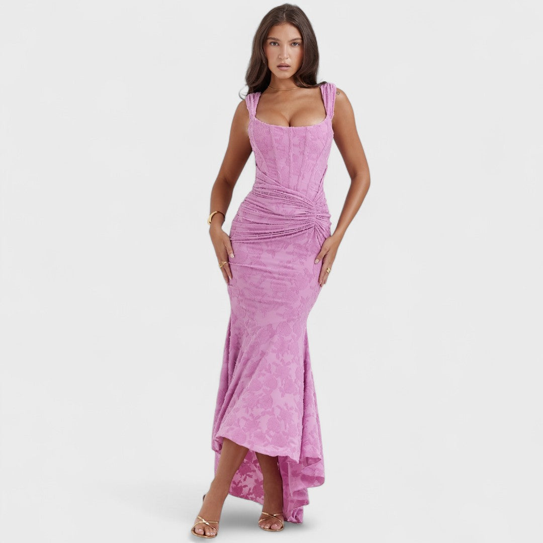 Carisia - Ilga mėlyna suknelė