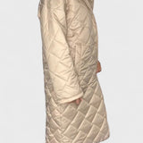 Antra – Dygsniuotas paltas su leopardo pamušalu