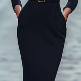 Claribel | Rafinuota Juoda Suknelė